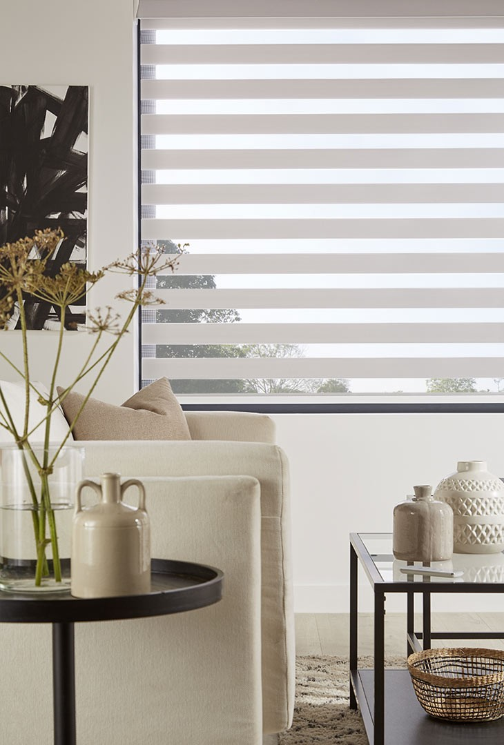 Vision blind close-up