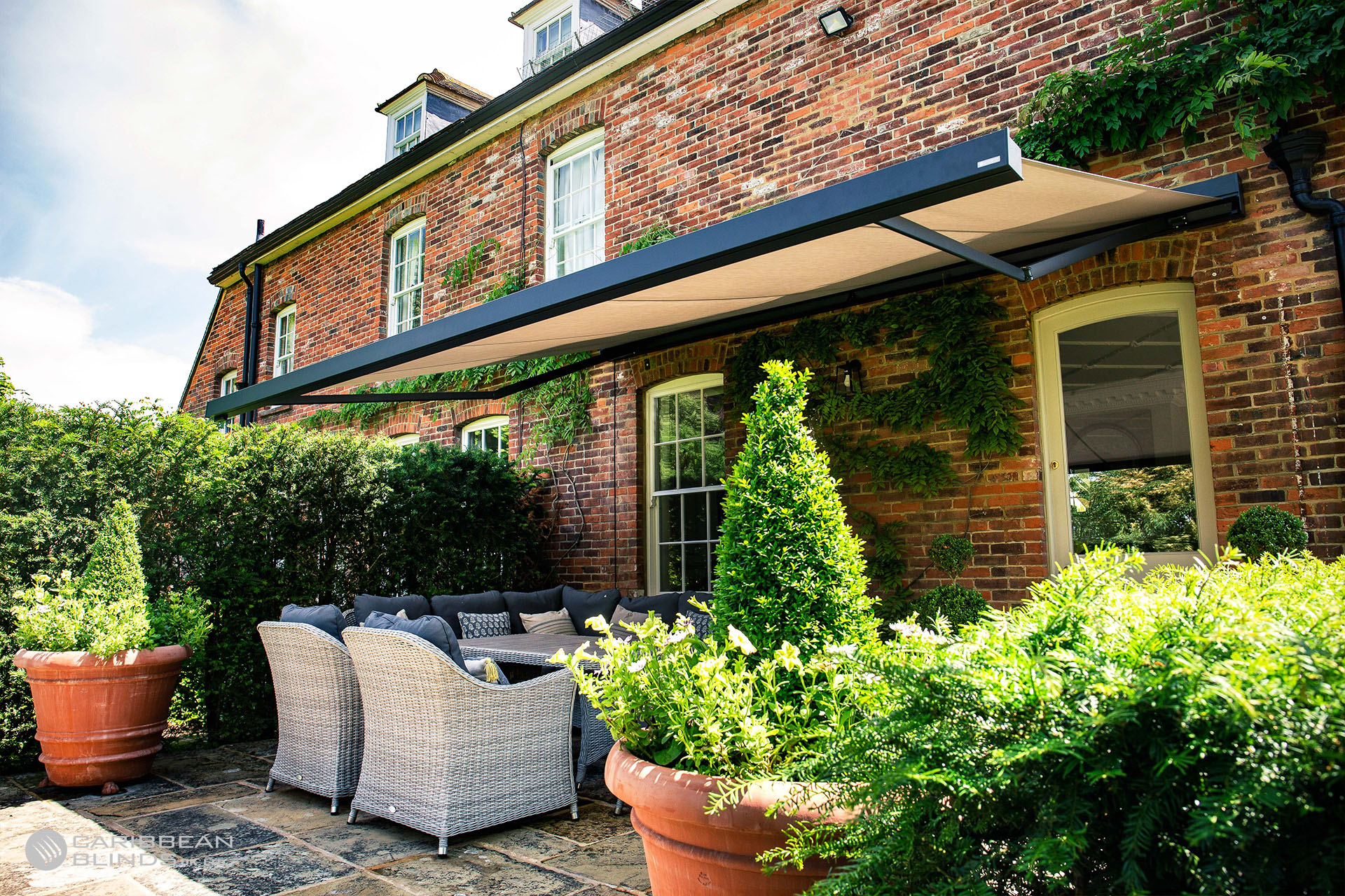 Cuba Patio Awning Grey 39