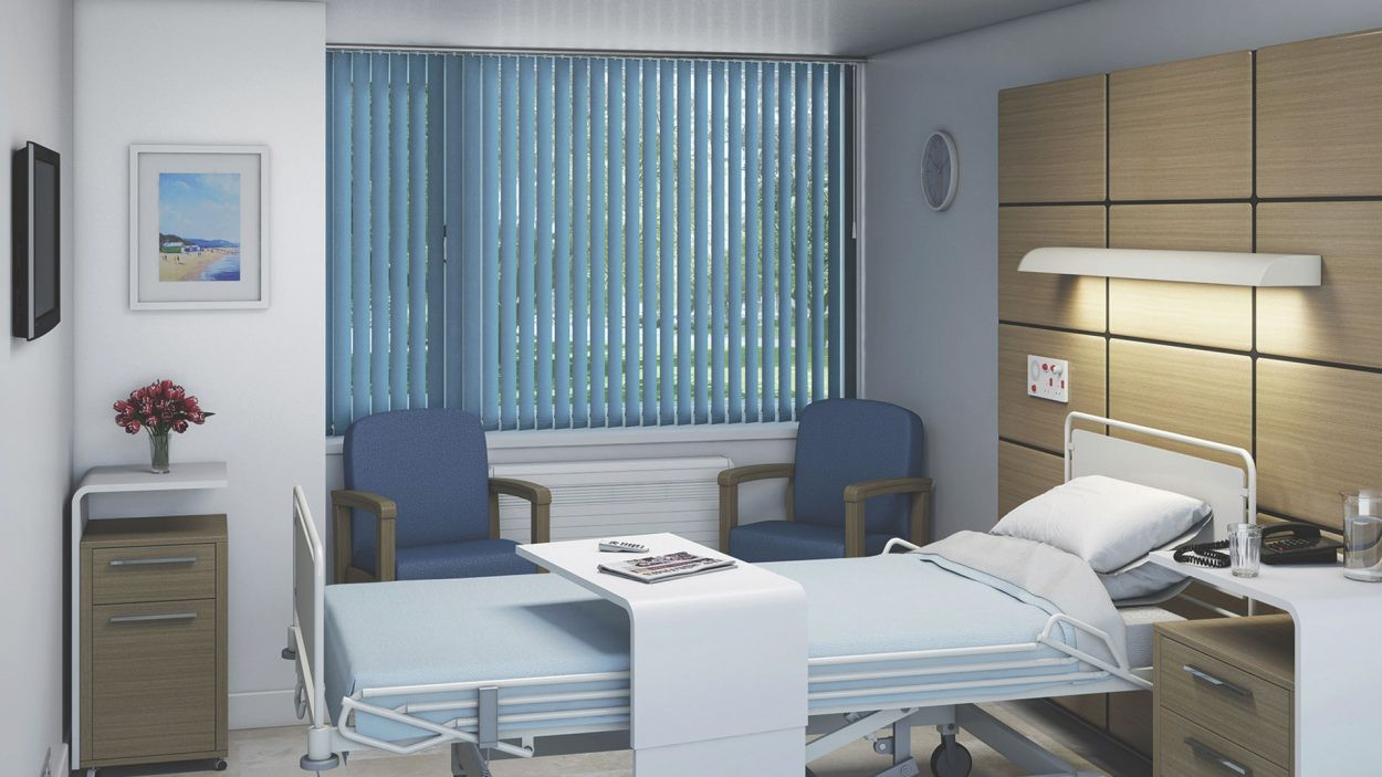 Healthcare blinds and curtains