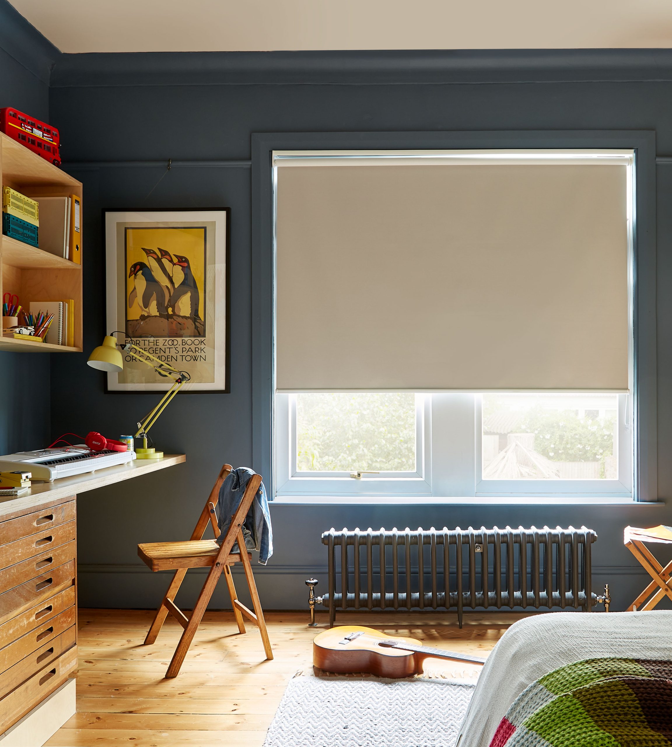 Banlight Grey roller blind