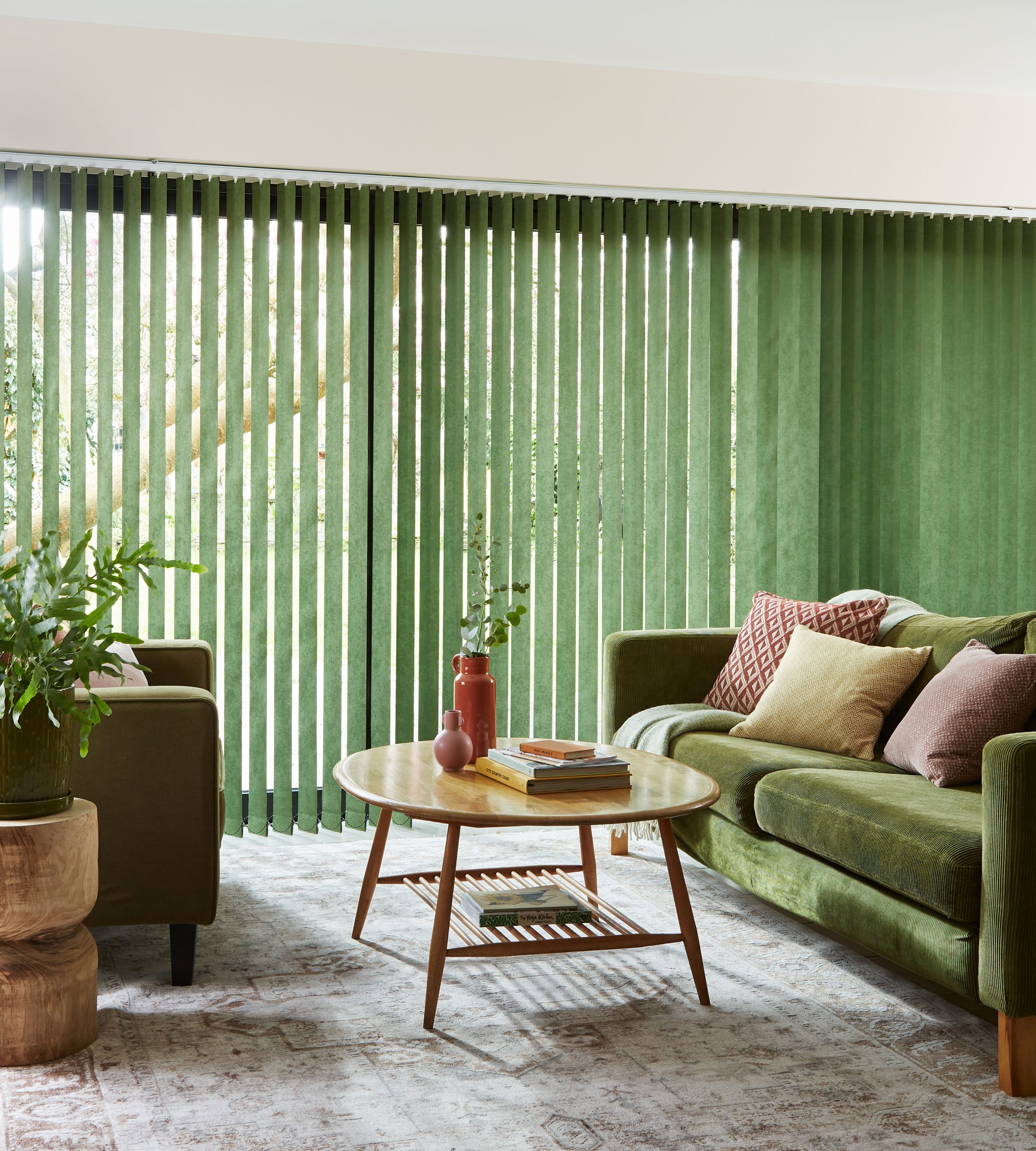 Shona Moss vertical blinds detail