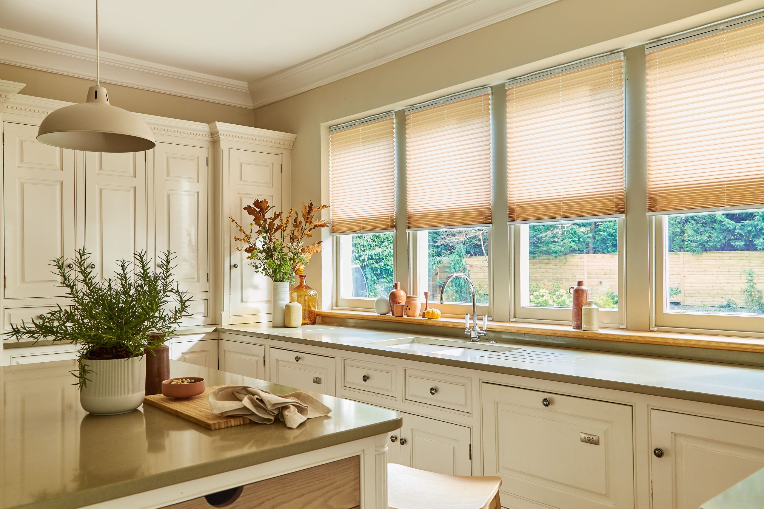 Pleated Fairhaven Terracotta 31591