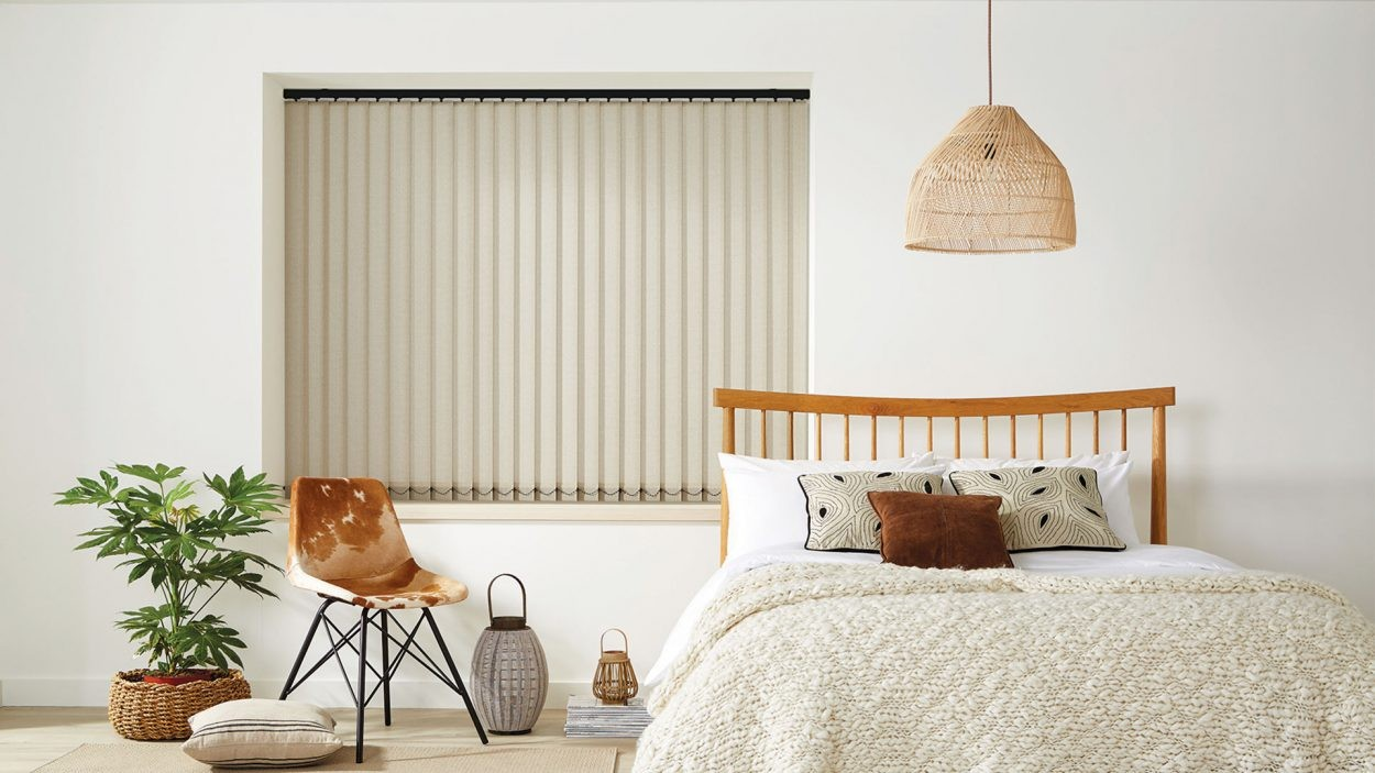 Vertical blinds sample collage