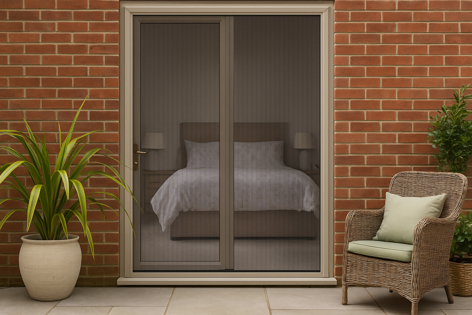 Collage showing a range of blind fabric colours