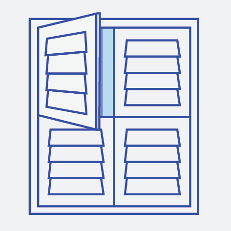 Tier on Tier Shutters