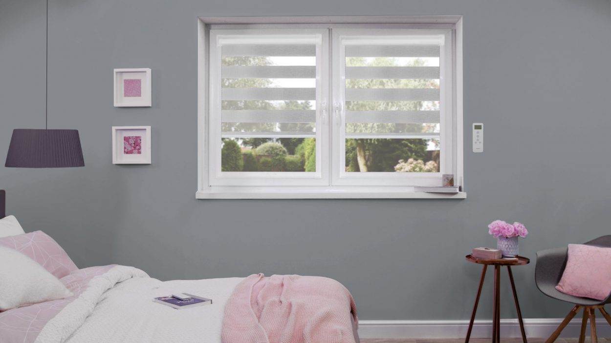 Illumine navy bedroom