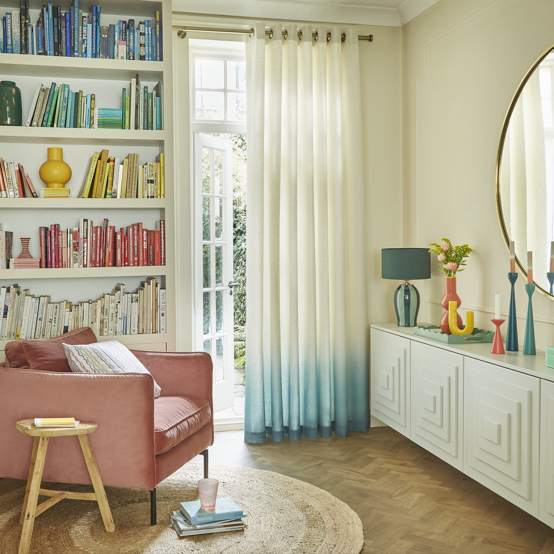 Luna Ocean curtains framing a window