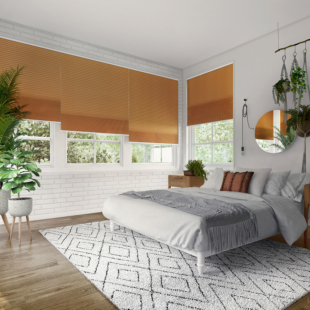 Blackout blind close-up