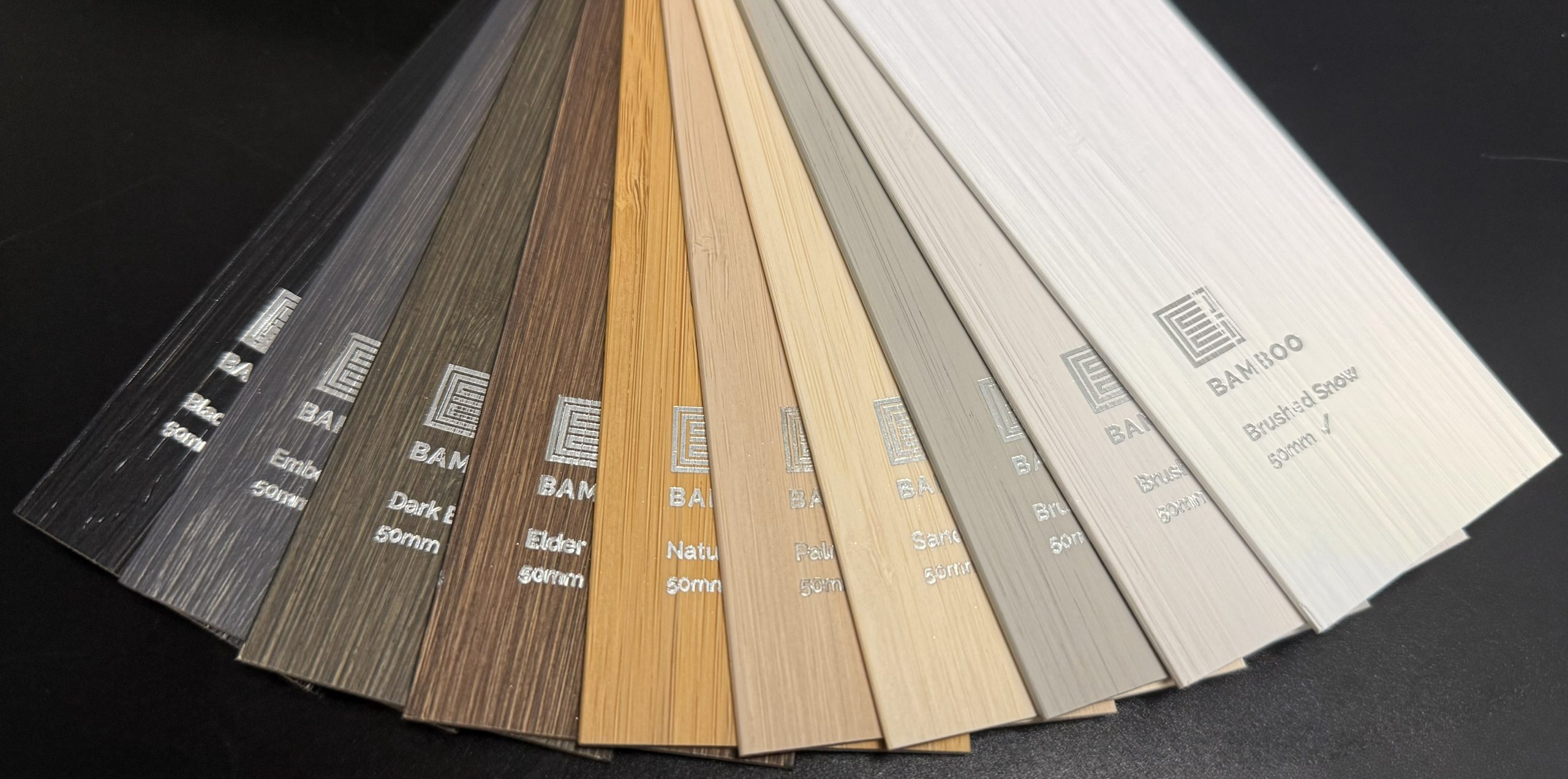 Bamboo Venetian blinds