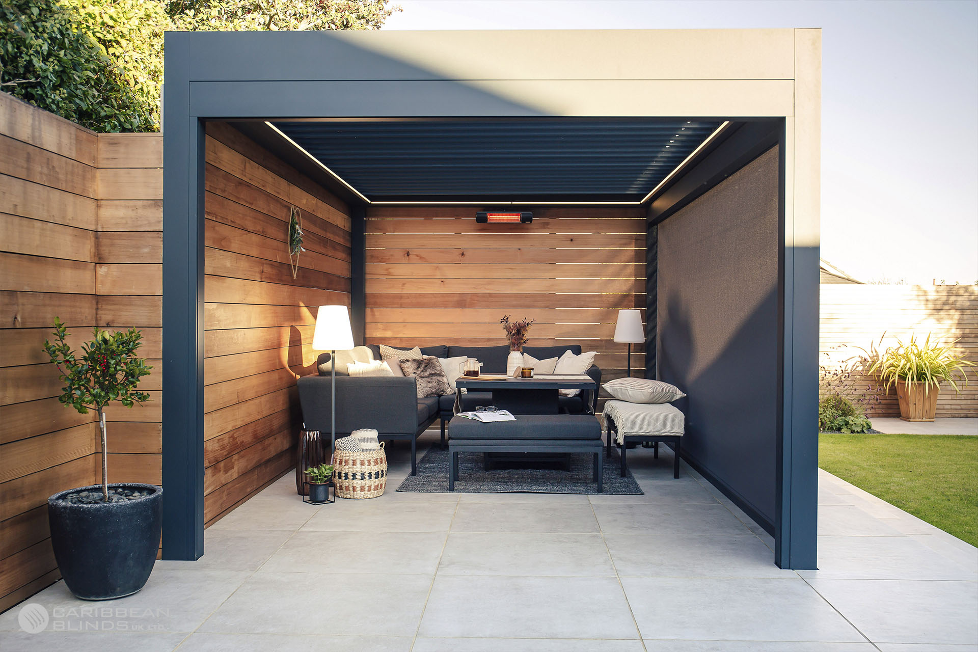 Prestige outdoor living pod grey 35