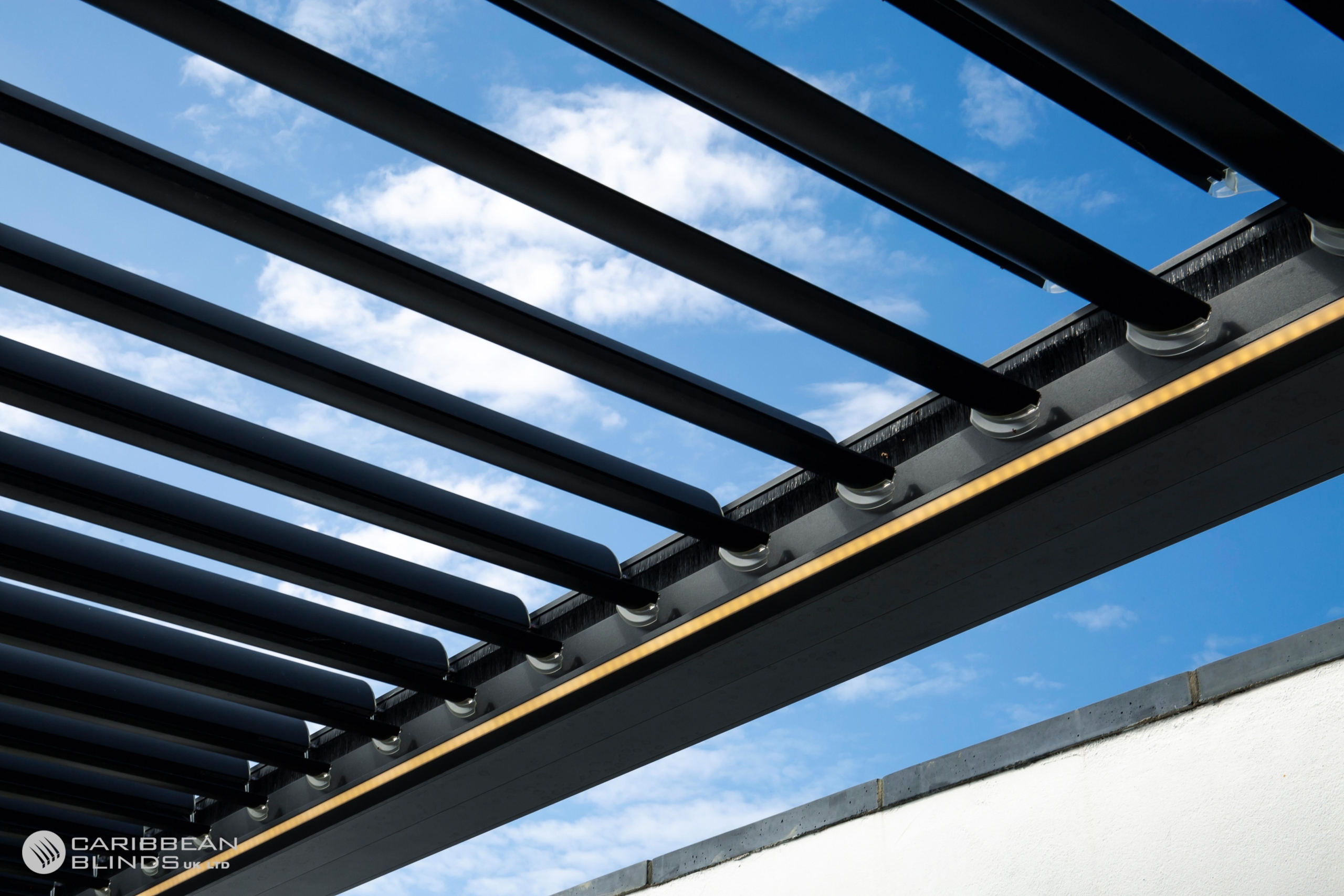 Pergola with outdoor furniture