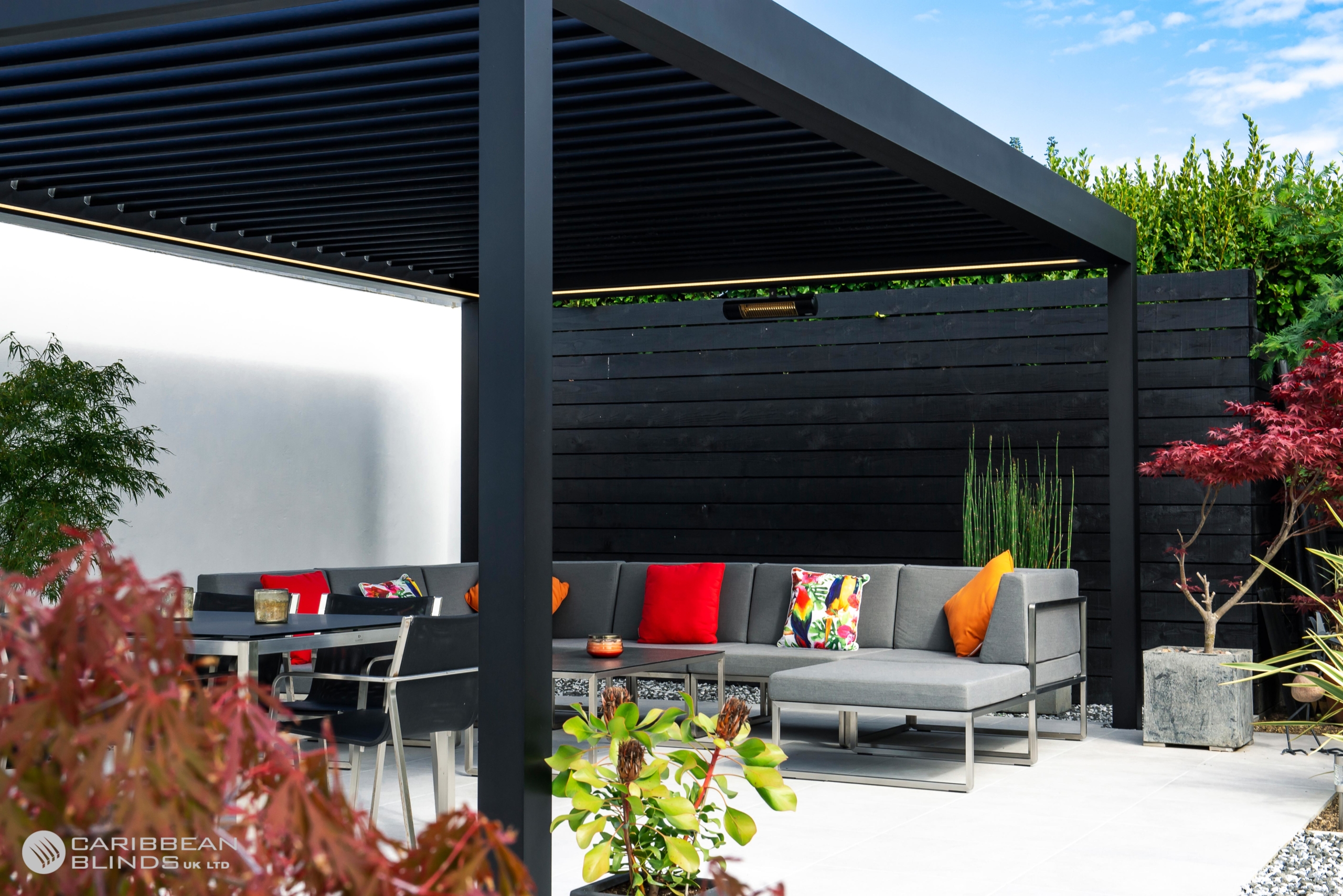 Luxury pergola design detail